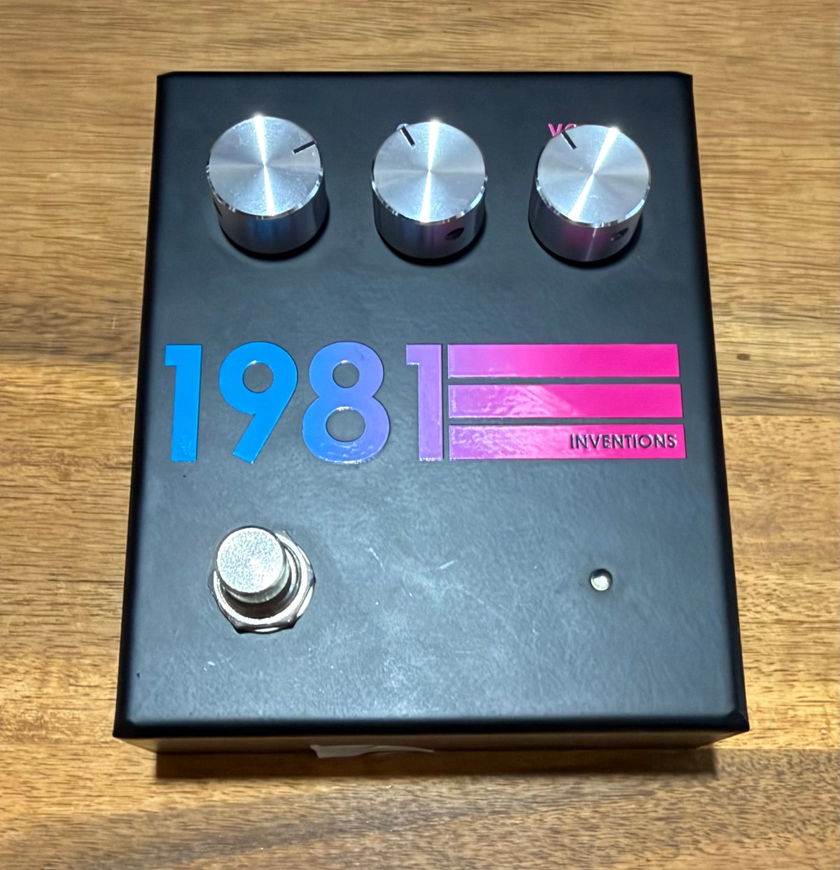 1981 Inventions DRV (1) Distortion Pedal - Black Hyperfade - Pre-Loved