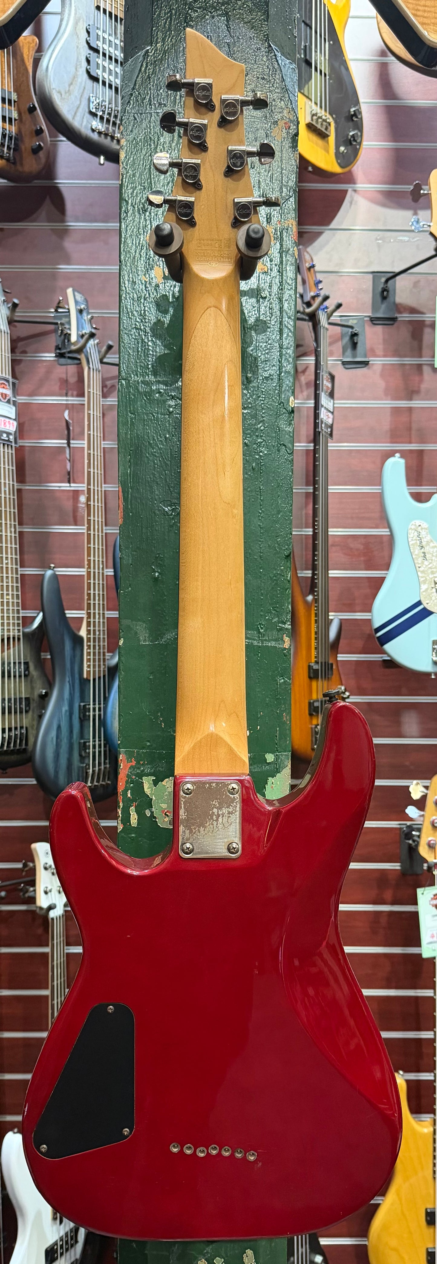 Schecter C-7 SGR 7-String Electric Guitar - Metallic Red - Pre-Loved