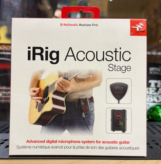 IK Multimedia iRIG Acoustic Stage Pickup - Pre-Loved