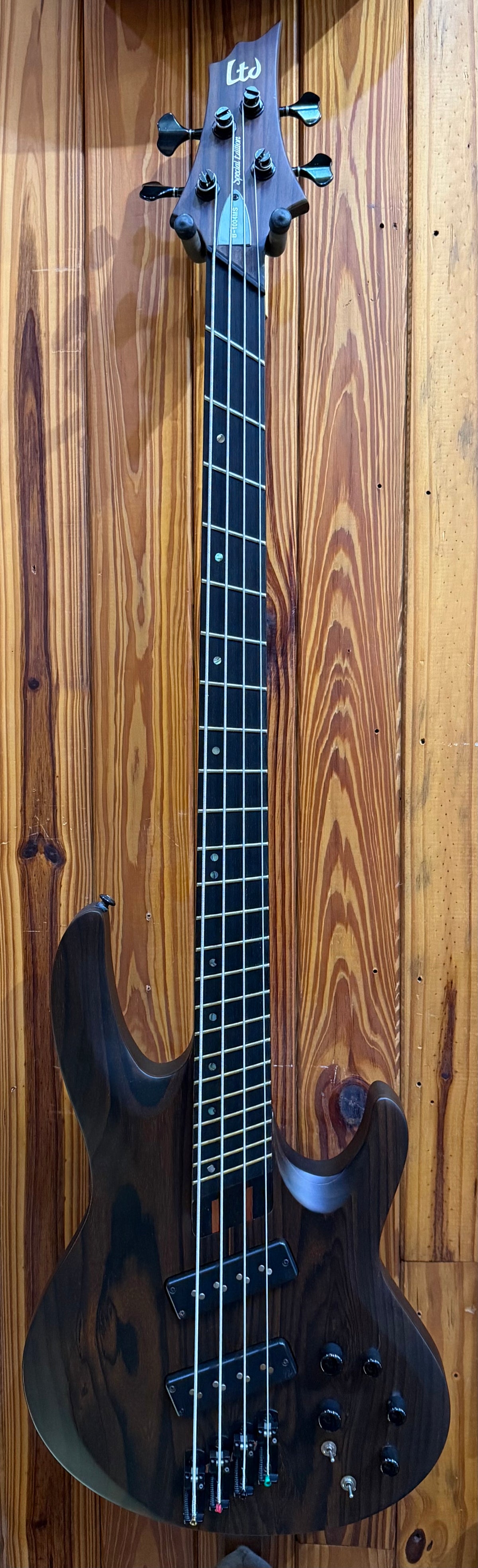 LTD B-1004 Multi-Scale Bass Guitar in Ziricote Natural - Pre-Loved