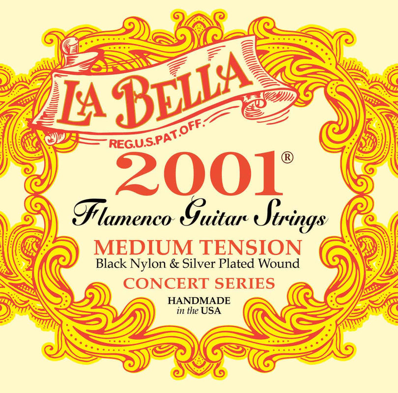 La Bella 2001 Flamenco Strings– Medium Tension