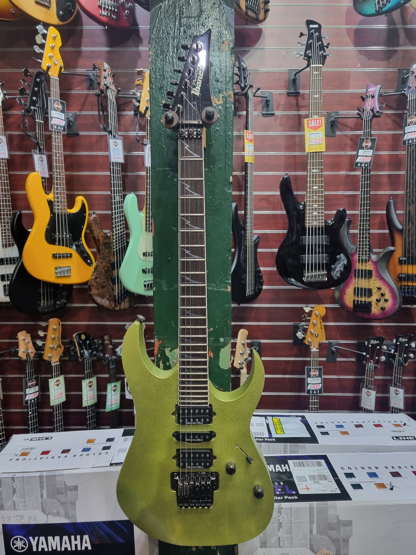 Ibanez Prestige RG2570E Electric Guitar Vital Gold Pre-loved