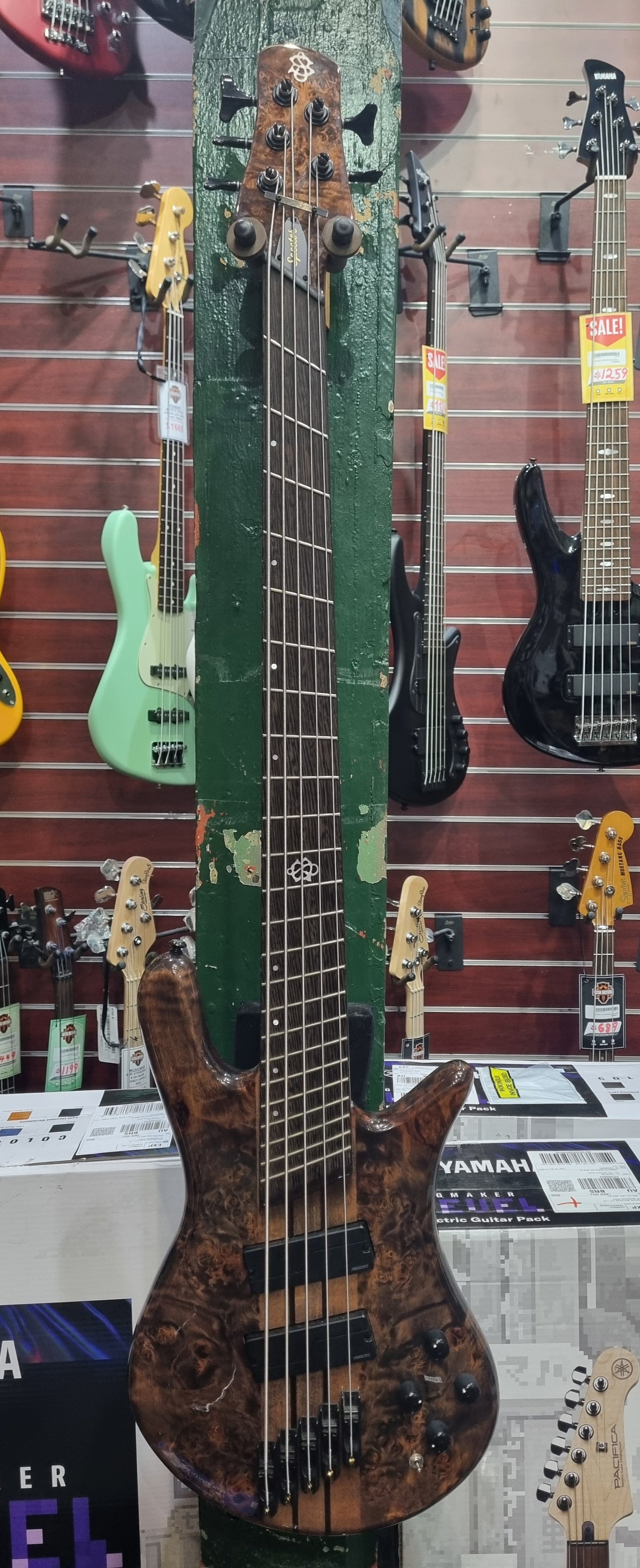 Spector NS Dimension 5 Multi-Scale 5-string Bass Faded Black Pre-loved - PRICE DROP!