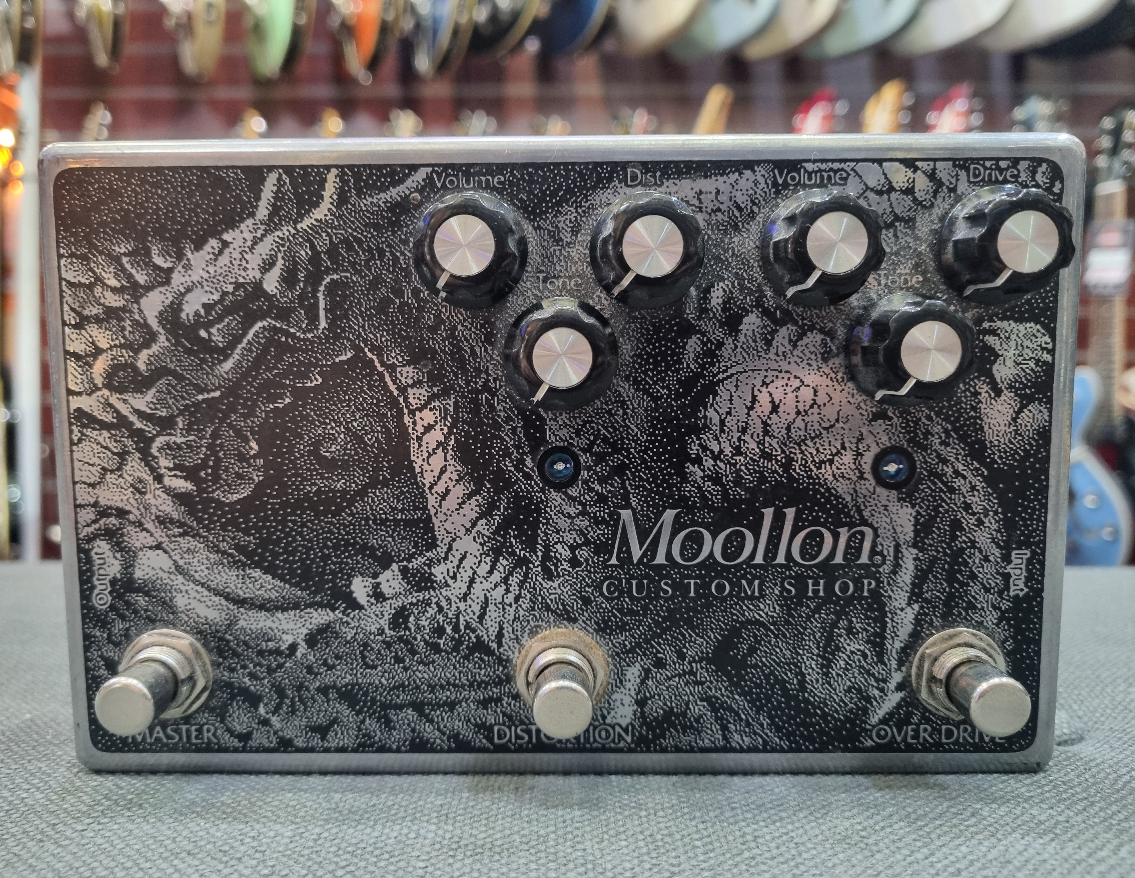 Moollon Custom Shop Dual Overdrive & Distortion Pedal B-Stock