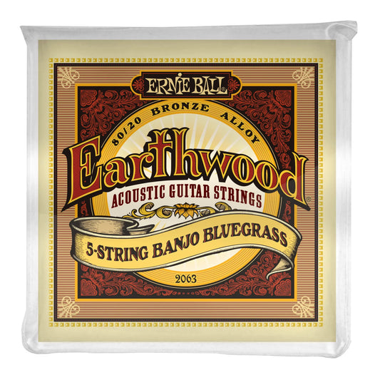 Ernie Ball Earthwood 80/20 5-String Banjo Bluegrass Loop End