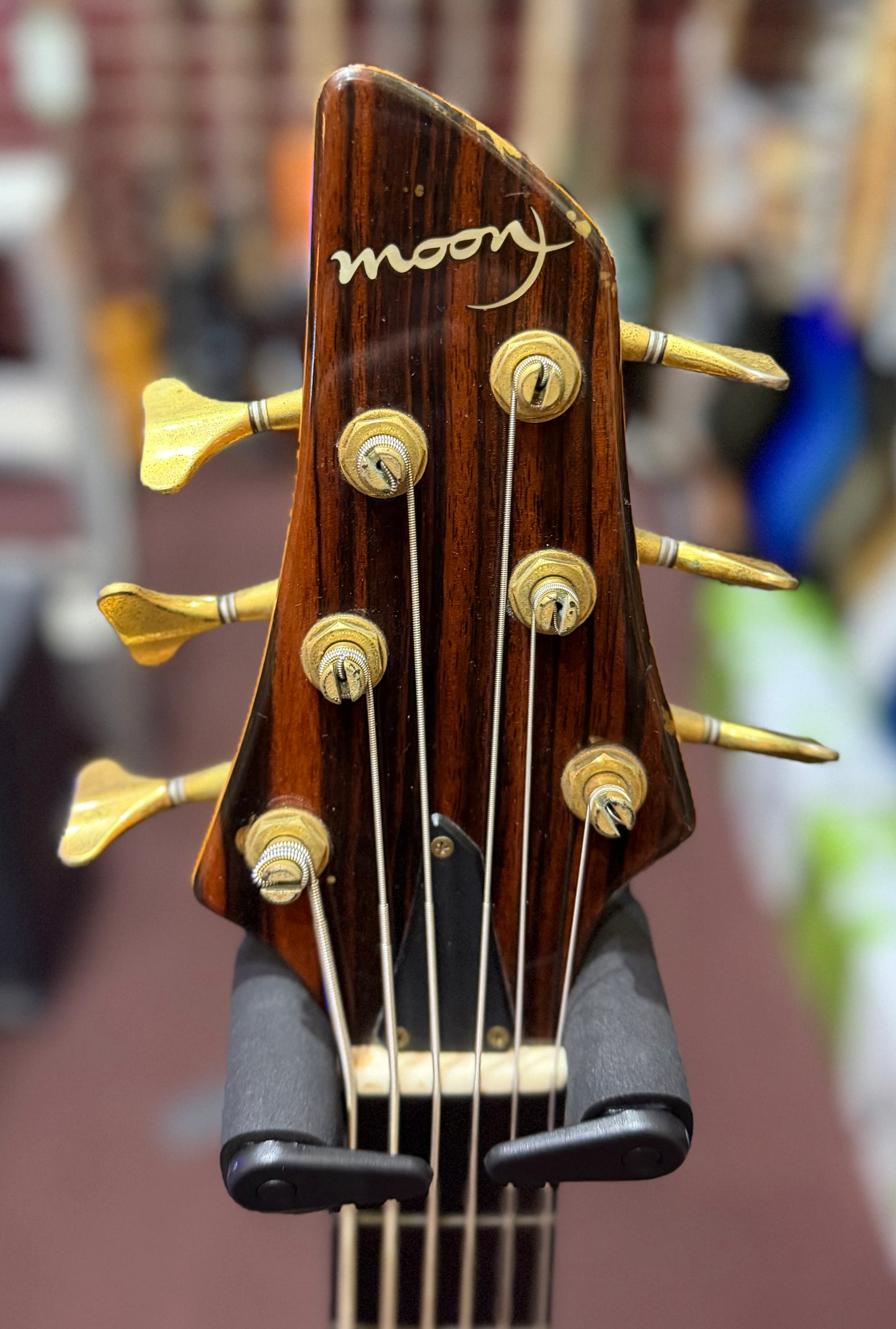 Moon MBC6 Made in Japan 6-String Bass - Blue Flame - Pre-Loved