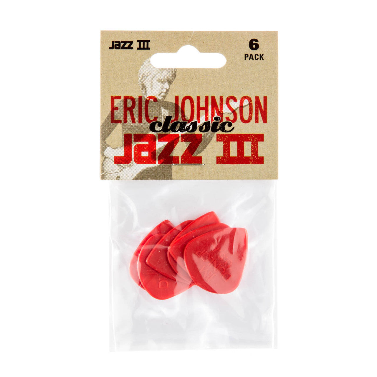 Dunlop Eric Johnson Custom Jazz III Picks - 6 Pack