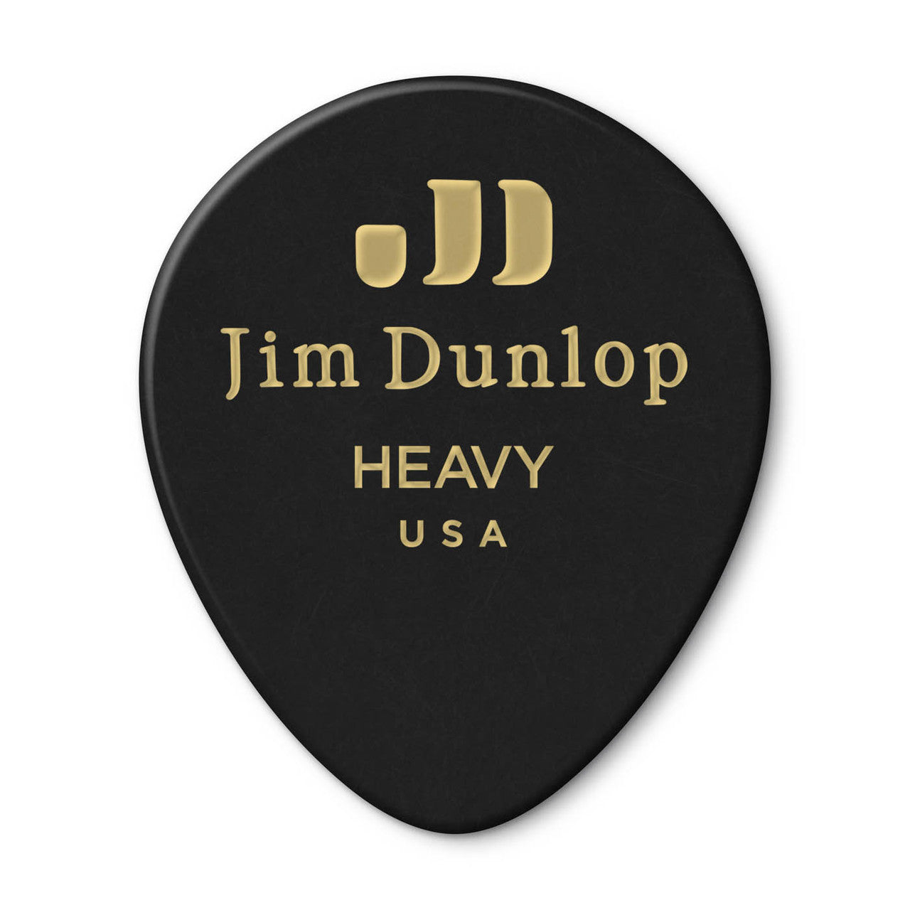 Dunlop Genuine Celluloid Terdrop Picks 12 Pack - Heavy