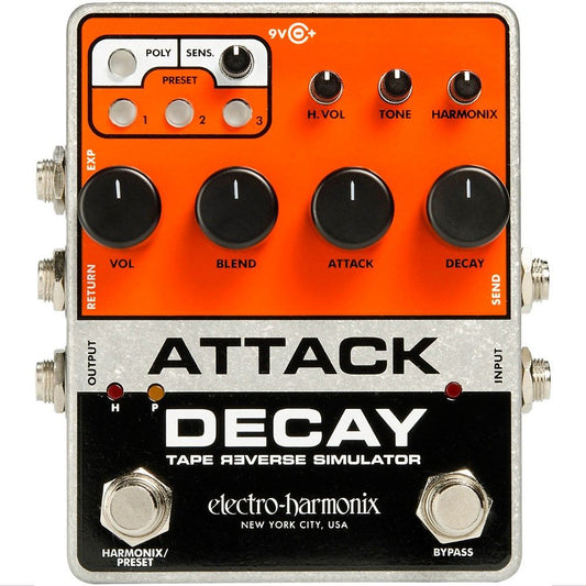 Electro-Harmonix Attack Decay Tape Reverse Simulator Pedal