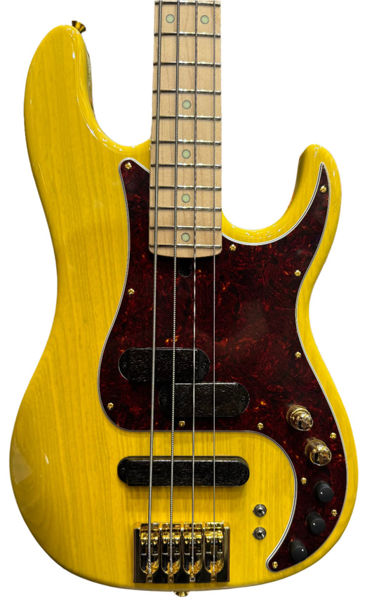 Xotic XPJ-1T 4 String Bass Yellow Blonde "Chuck Rainey"