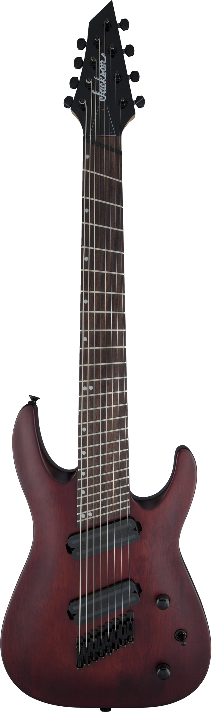 Jackson X Series Dinky Arch Top DKAF8 Multiscale - Stained Mahogany