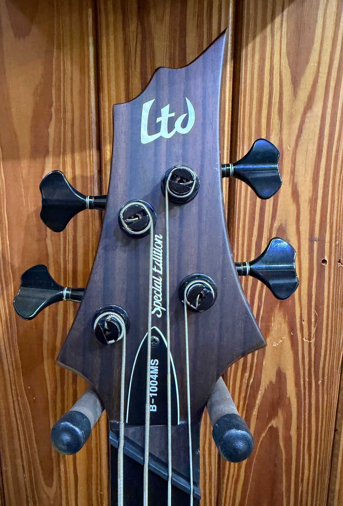 LTD B-1004 Multi-Scale Bass Guitar in Ziricote Natural - Pre-Loved