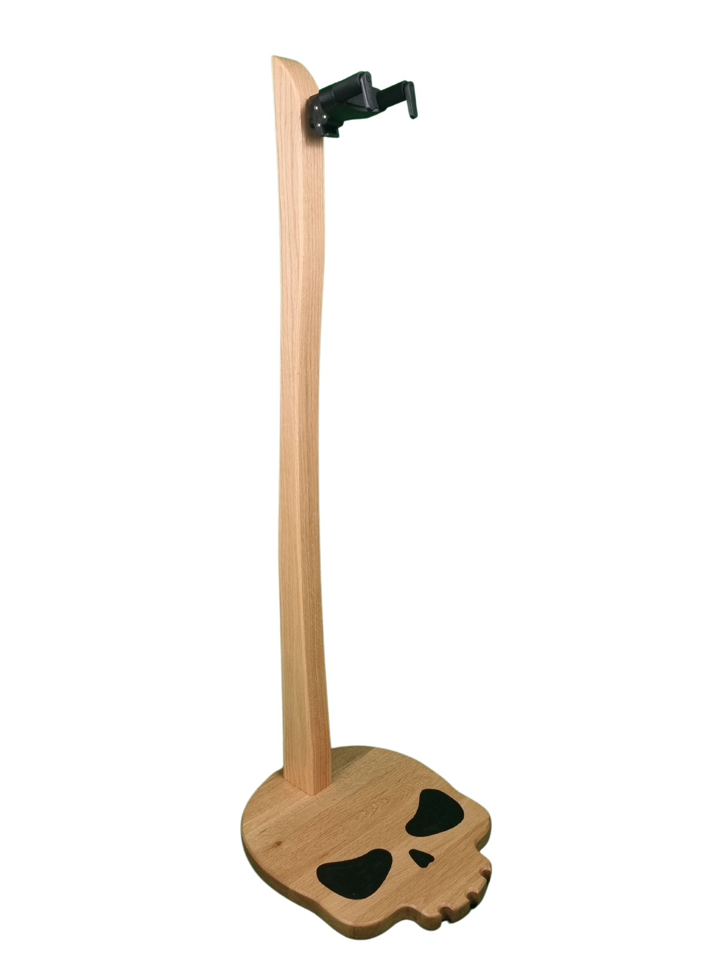 Deakin Wood Company Instrument Stand - Riff Lord Skull White Oak