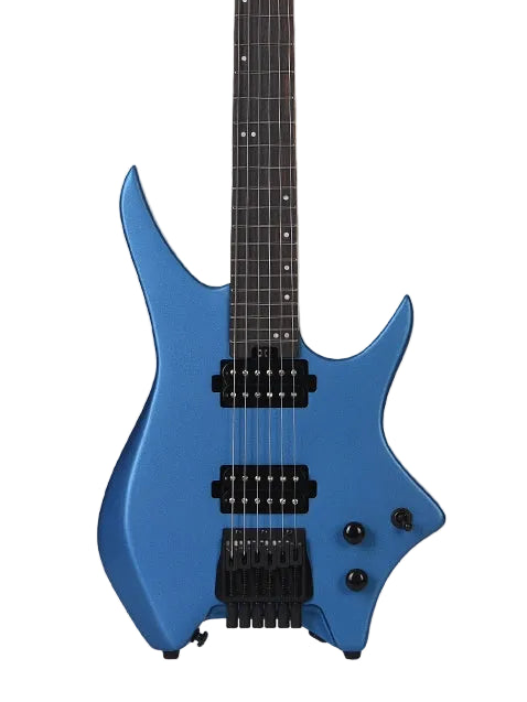 HILS HN3S-MEB Headless Electric Guitar - Satin Metallic Electric Blue