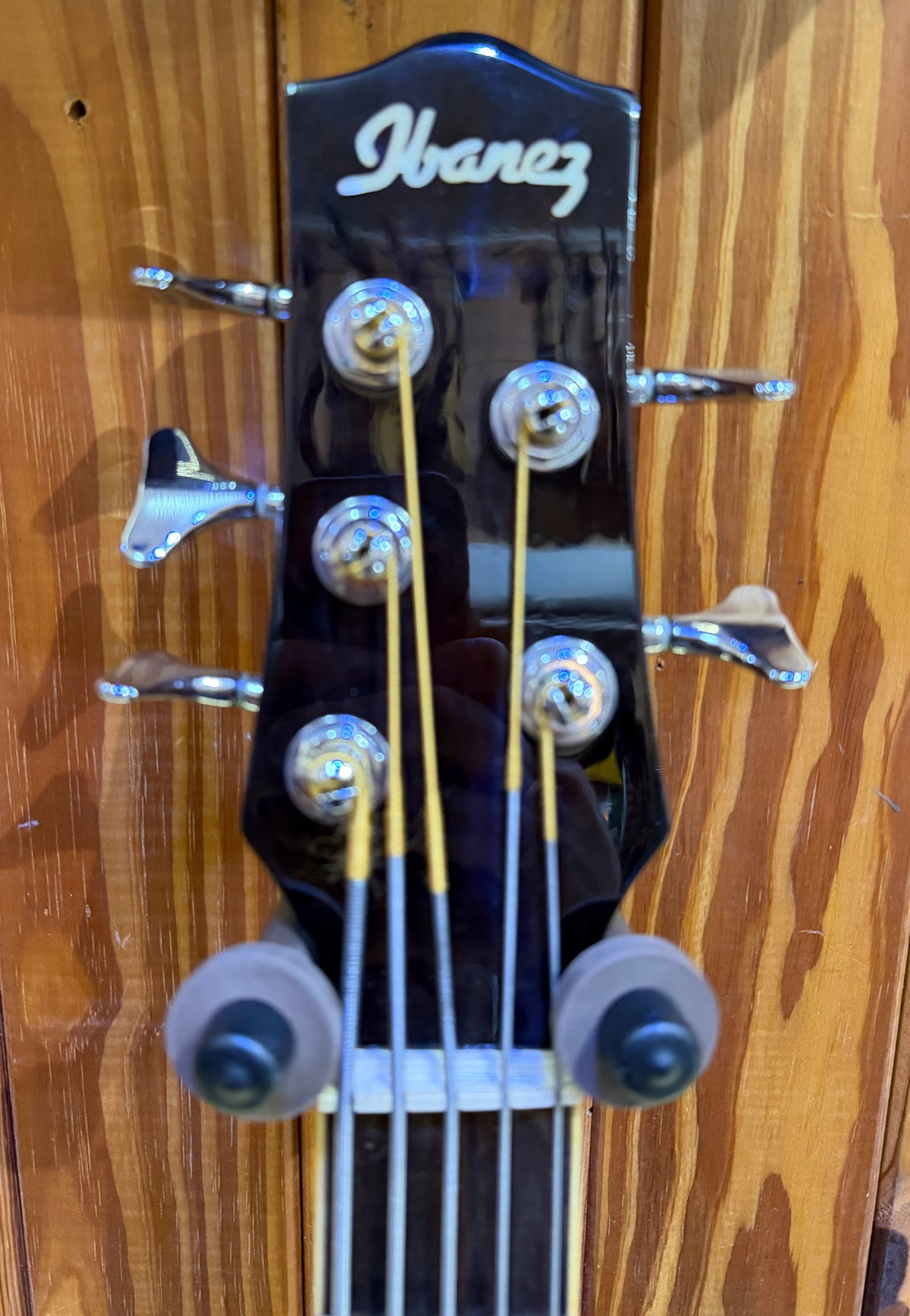 Ibanez EWB205WNE-NT 5-String Acoustic Bass - Dark Gloss - Pre-Loved