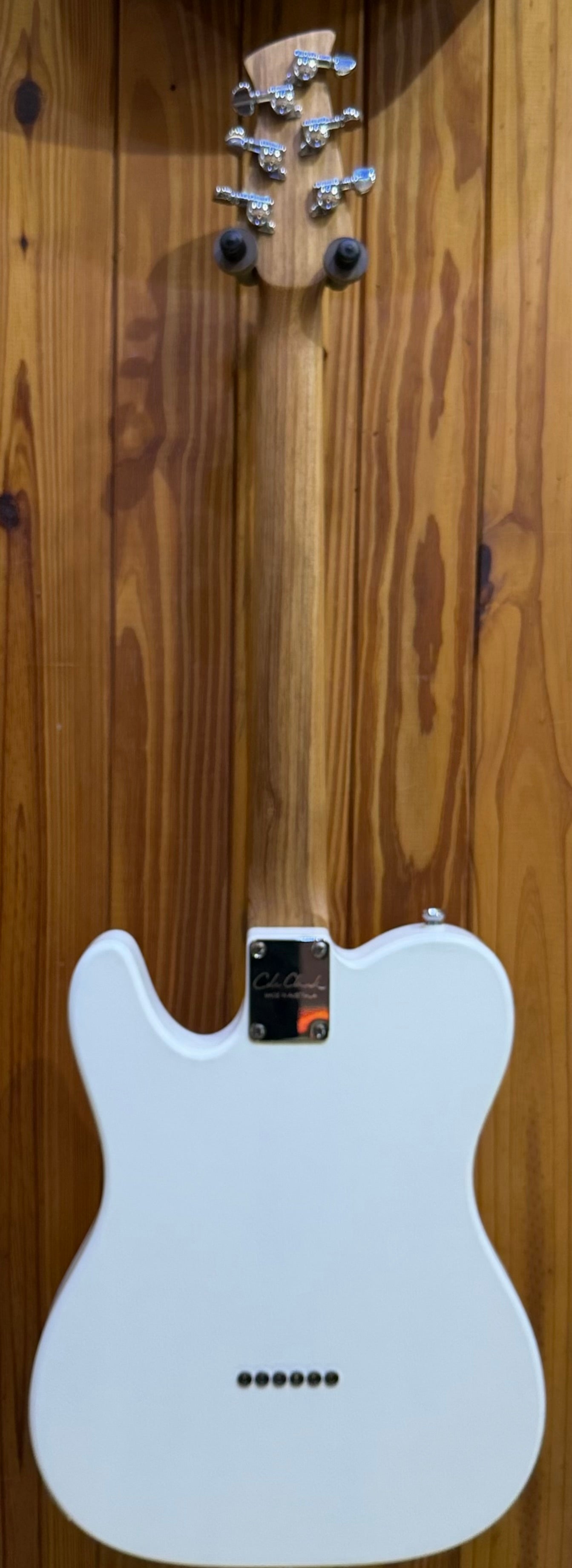 Cole Clark Culprit 3 Semi-Hollow SS Electric Guitar - White