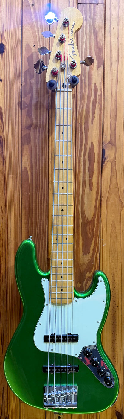 Fender Player Plus Active Jazz Bass V - Cosmic Jade - Pre-Loved