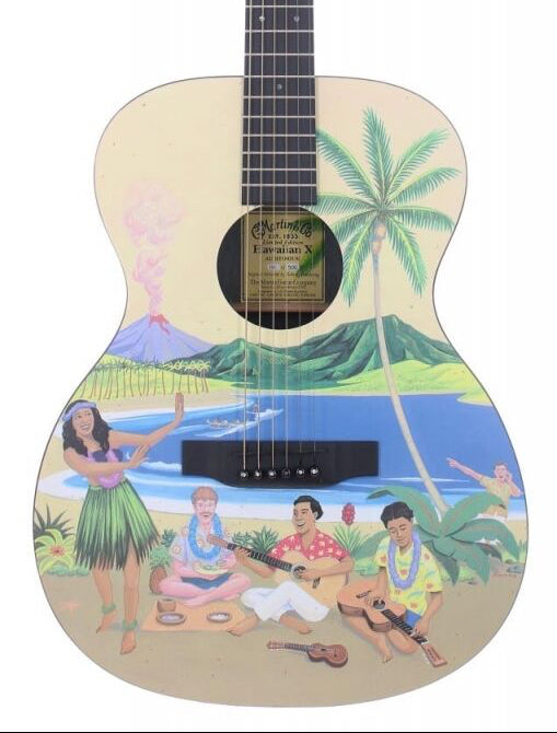 Martin & Co Hawaiian X Limited Edition Acoustic  Guitar w/ Hard Case