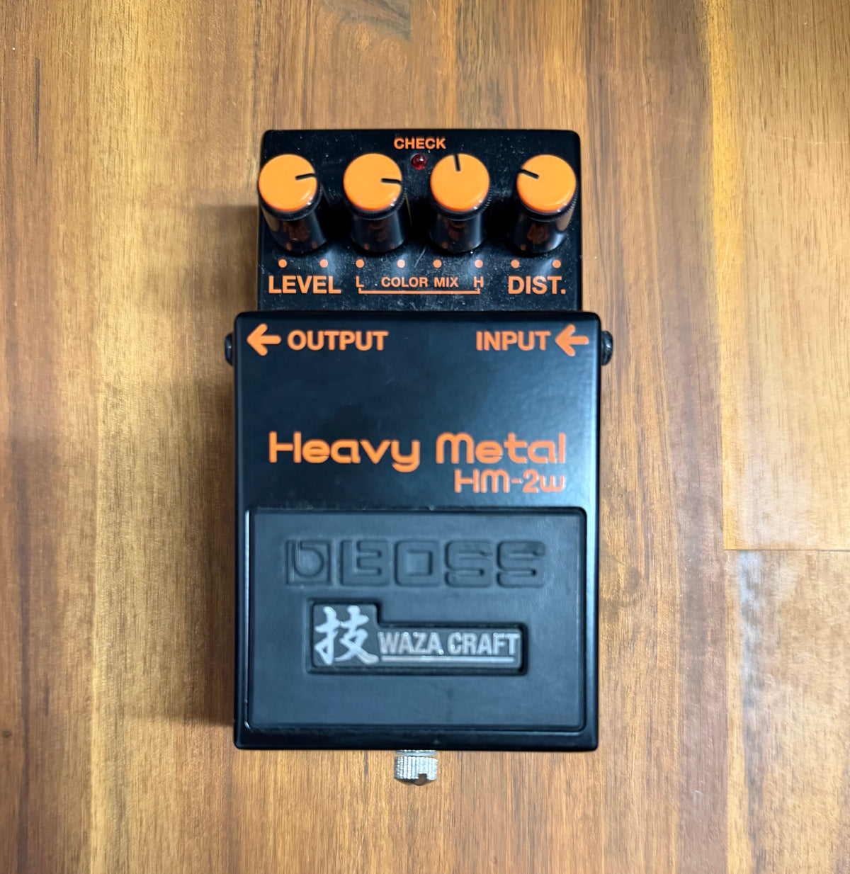 Boss HM-2W Heavy Metal Distortion Pedal Waza Craft - Pre-Loved