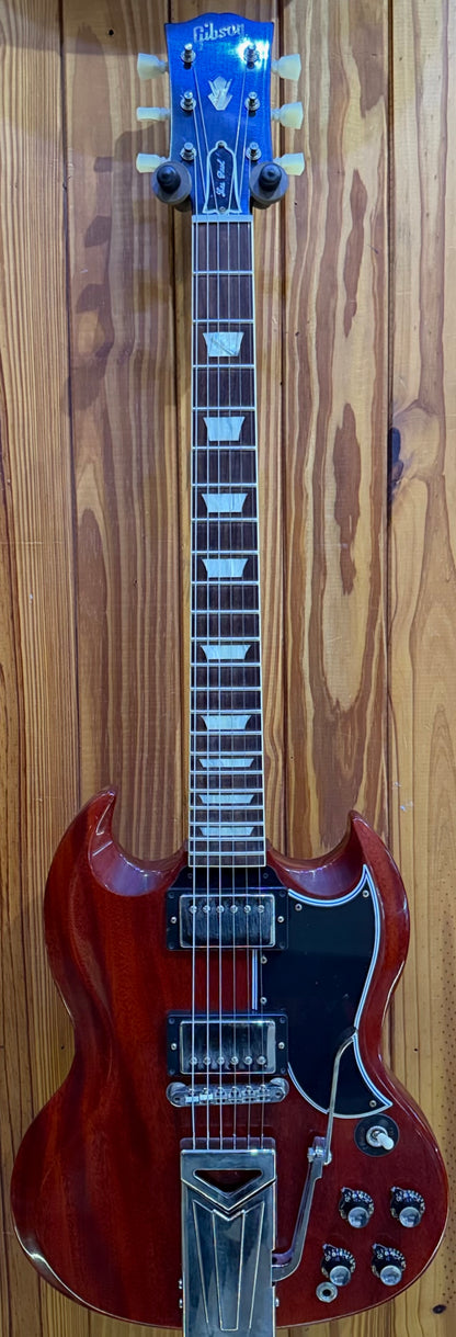 Gibson 60th Anniversary ‘61 Les Paul SG Standard w/ Sideways Vibrola - Cherry Red - Pre-Loved