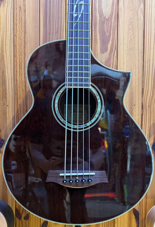 Ibanez EWB205WNE-NT 5-String Acoustic Bass - Dark Gloss - Pre-Loved