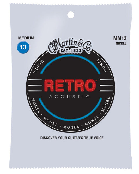 Martin & Co MM13 Acoustic Retro Monel Medium/Light - 13-56