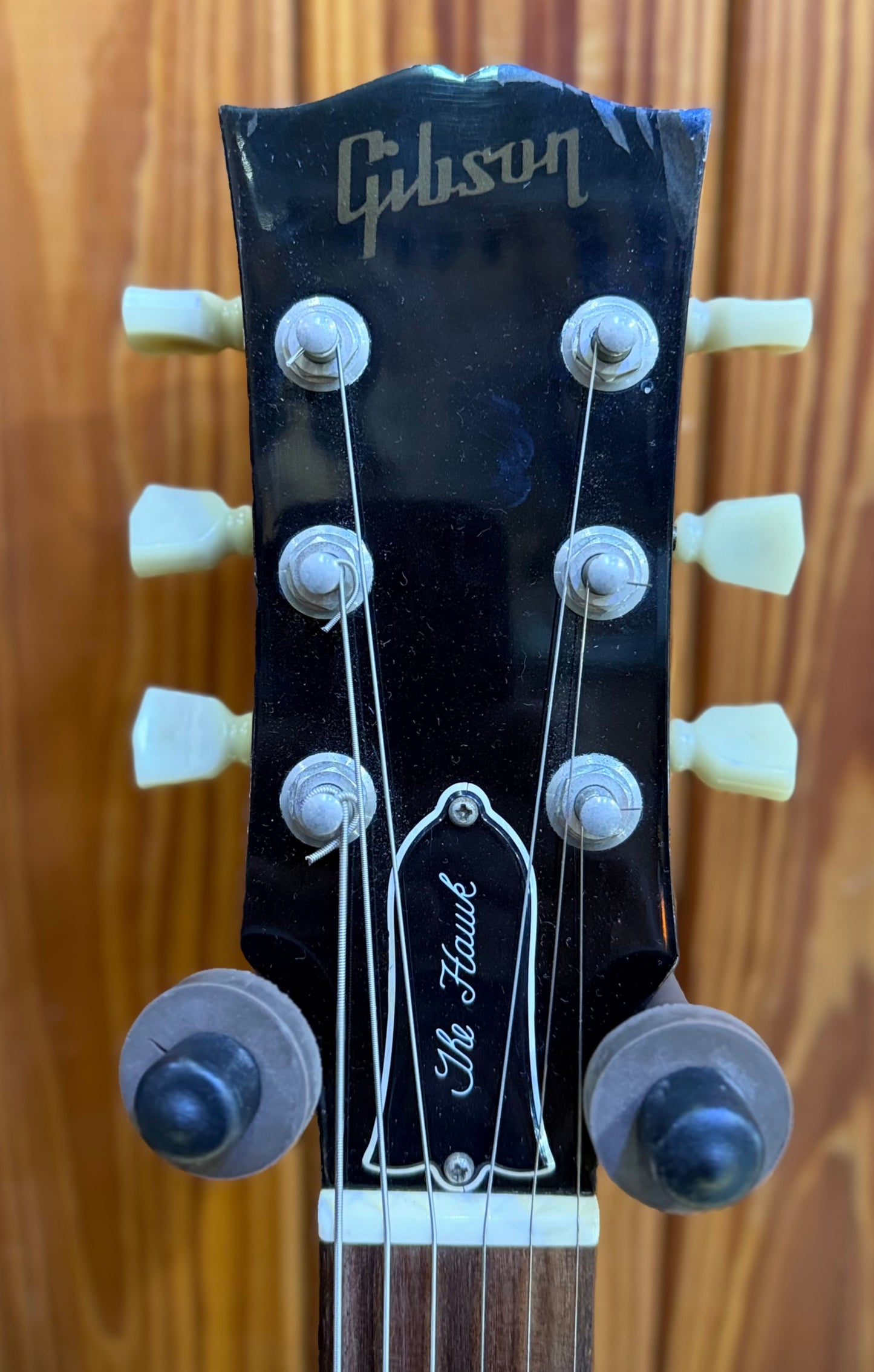 Gibson 'The Hawk' 1996 Electric Guitar - Trans Red - Pre-Loved