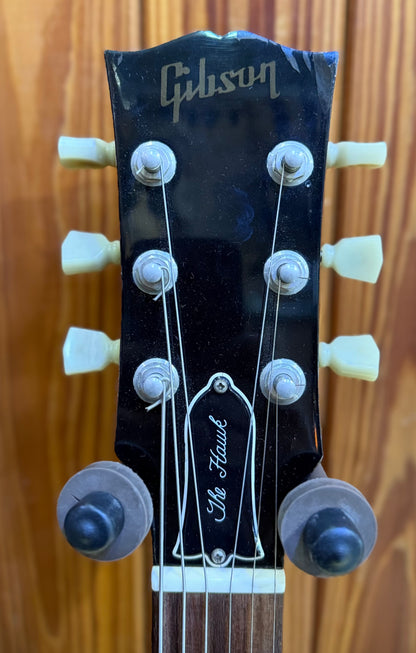 Gibson 'The Hawk' 1996 Electric Guitar - Trans Red - Pre-Loved