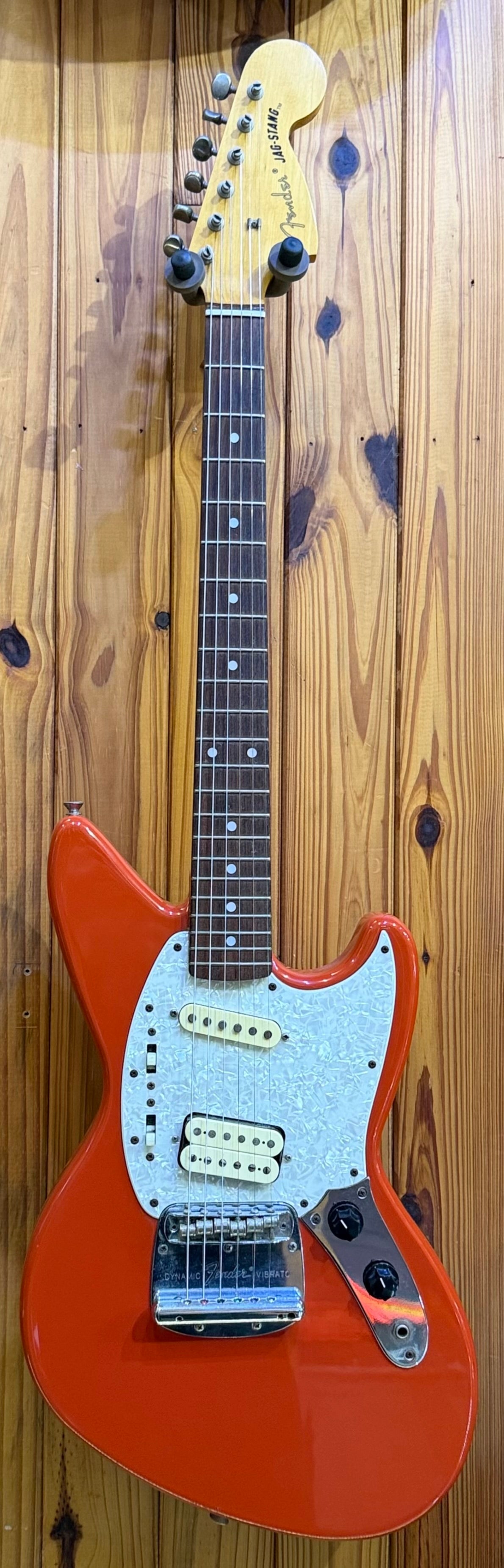 Fender Kurt Cobain Jag-Stang- Fiesta Red - Pre-Loved