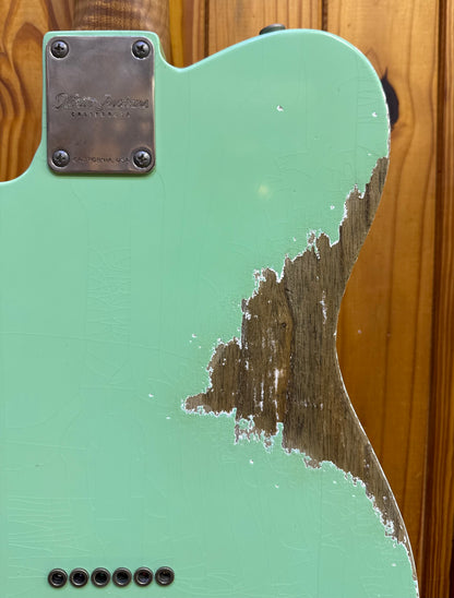 Xotic California Classic XTC-1 - Surf Green - Heavy Aged MN #3634