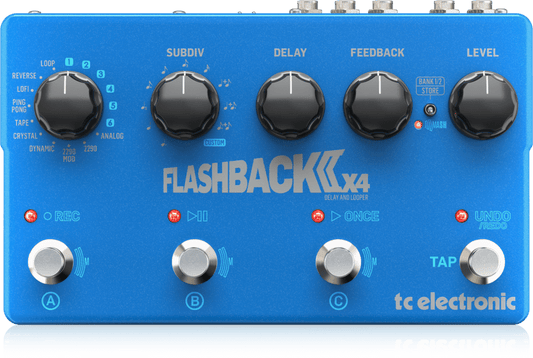 TC Elecrtronic Flashback II X4 Delay & Looper Pedal