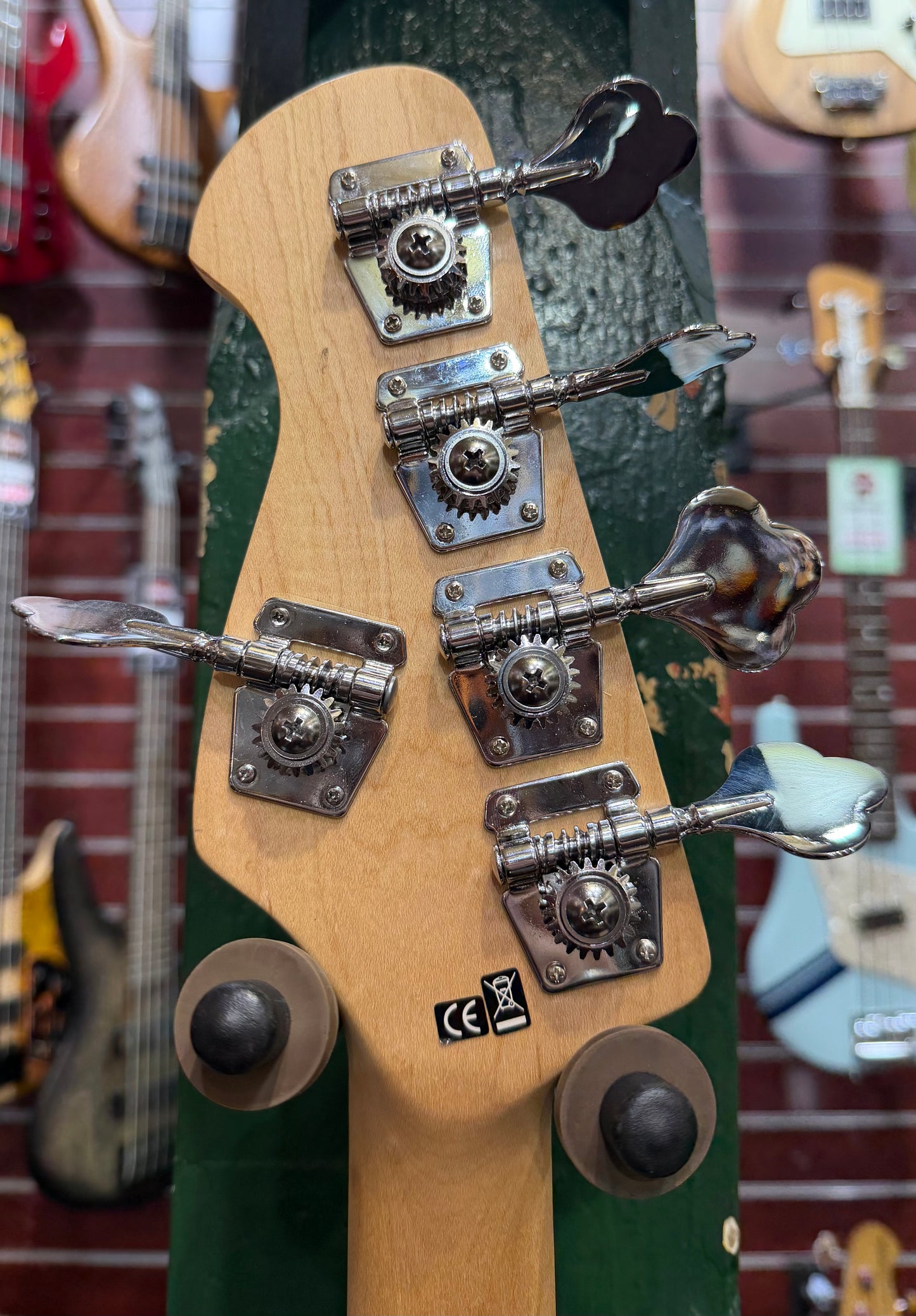 Harley Benton 5-String HTR PJ Bass - Trans Red - Pre-Loved