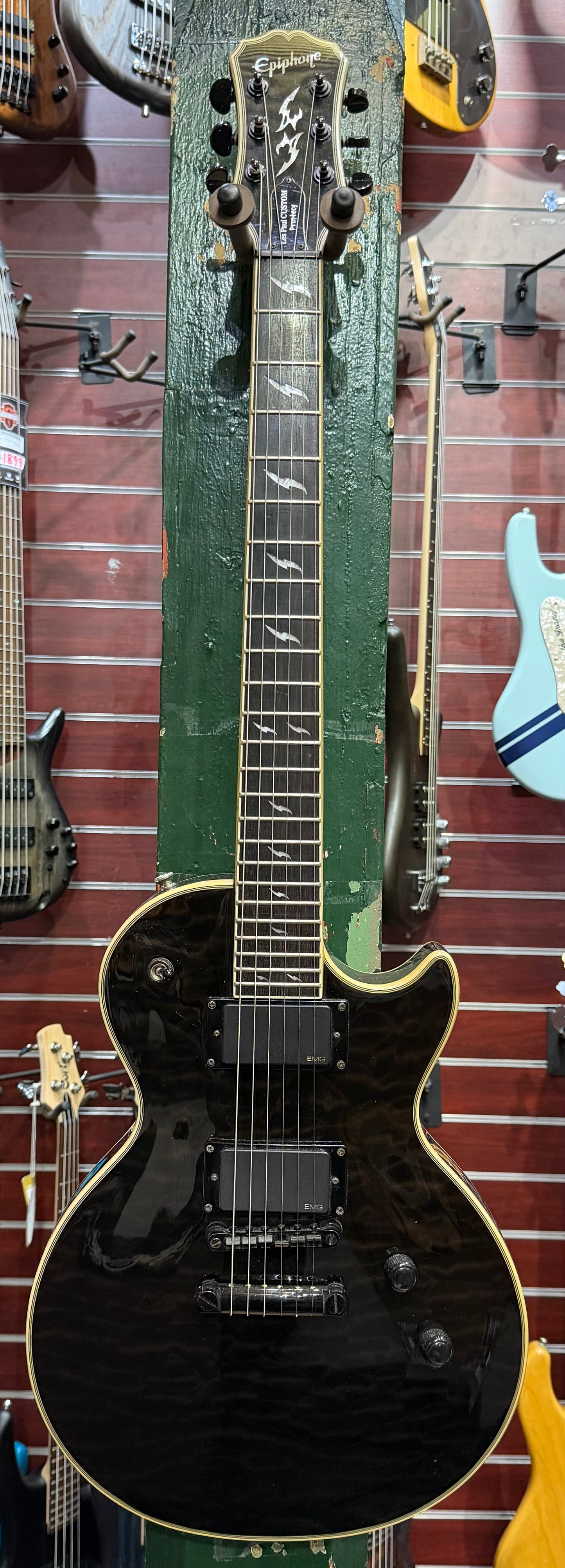 Epiphone Les Paul Custom Prophecy - Midnight Ebony - Pre-Loved