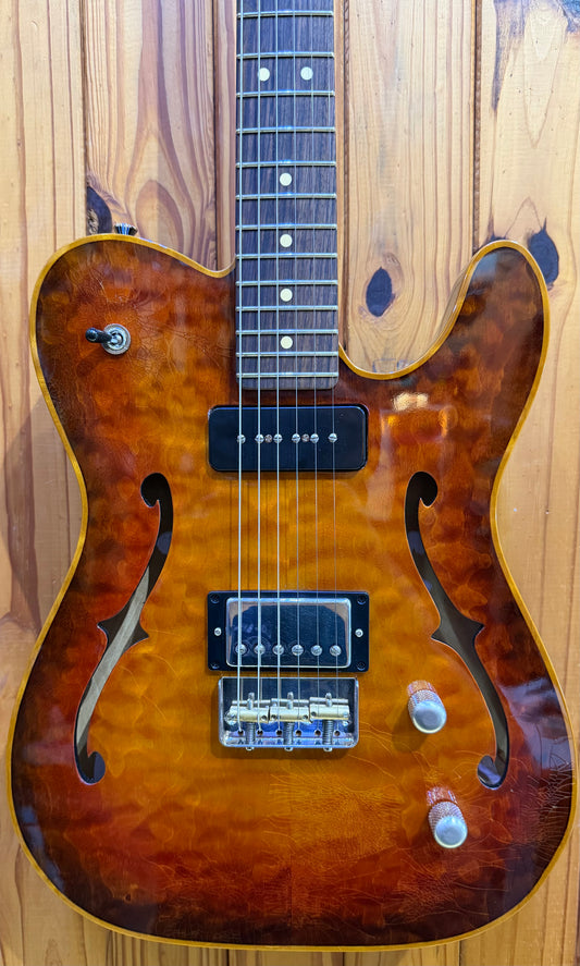 LSL Instruments Soledad DX Semi-Hollow T Style - Hand-Rubbed Sunburst - 'Madagascar'