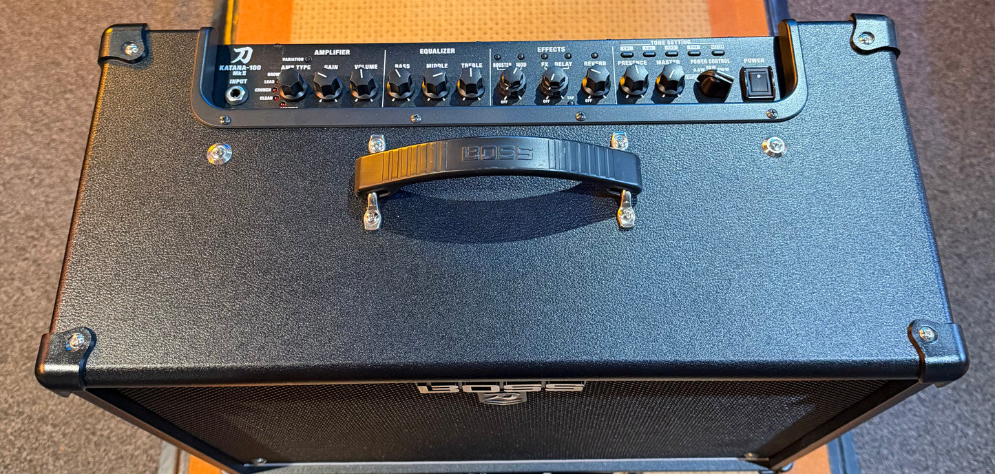 Boss Katana 100 Mark II Closeback Combo Guitar Amplifier - Pre-Loved