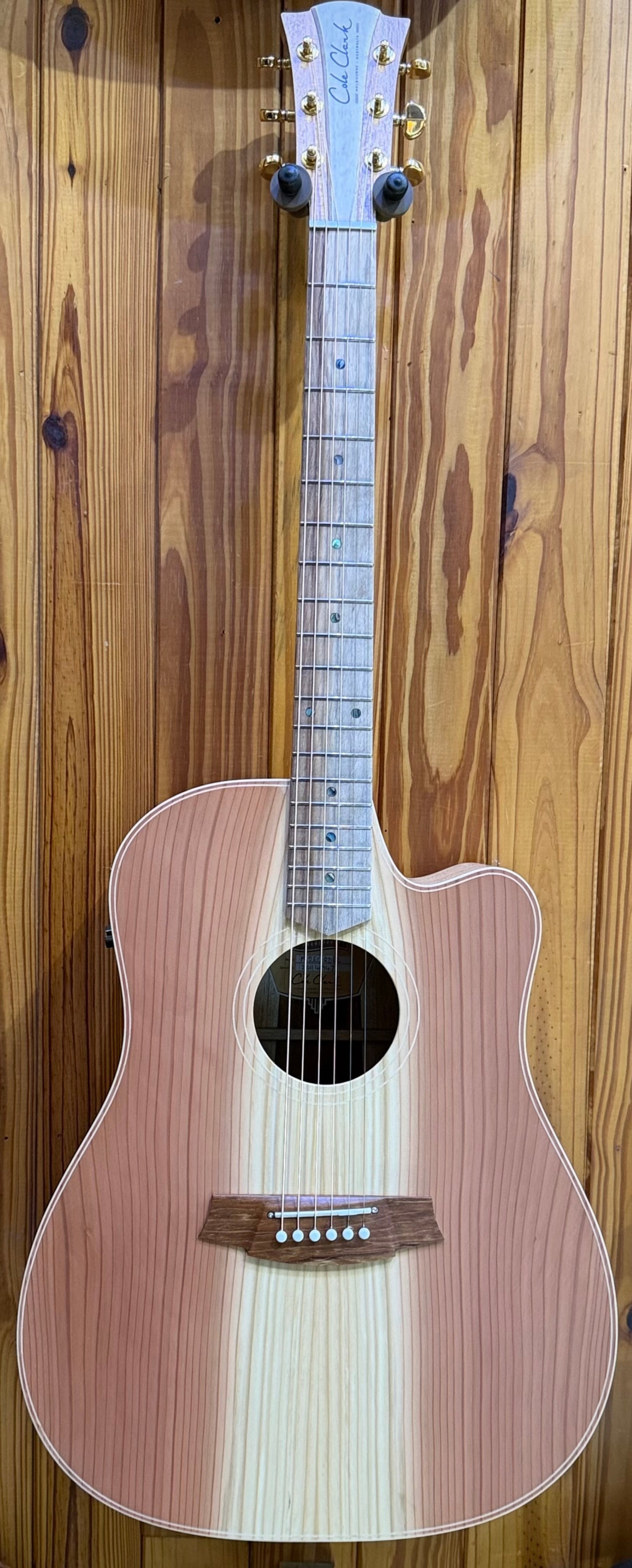 Cole Clark Fat Lady 2EC Acoustic Guitar - Redwood/Blackwood