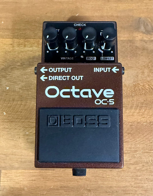 Boss OC-5 Octave Pedal - Pre-Loved