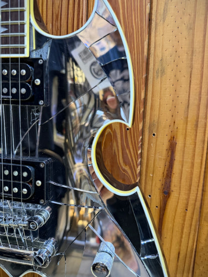 Silvertone Paul Stanley Apocalypse Cracked Mirror Electric Guitar - Pre-Loved