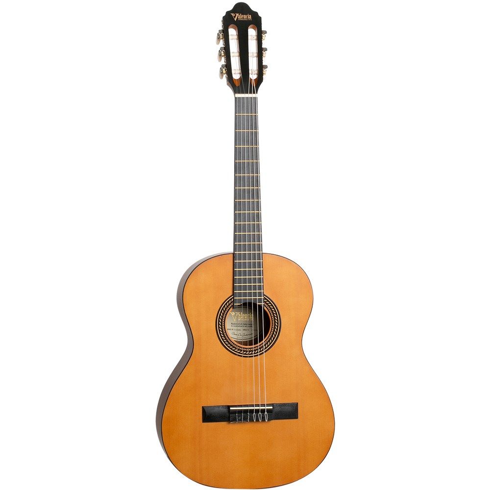 Valencia VC203H - 3/4 Hybrid Classical Guitar - Left Handed