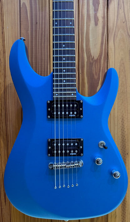 Schecter C-6 Deluxe - Satin Blue - Pre-Loved