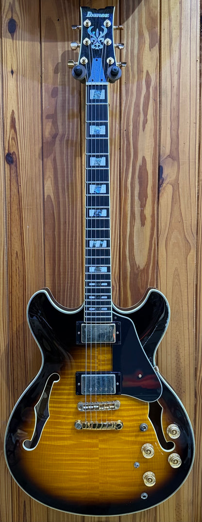 Ibanez JSM10 VYS John Scofield Signature - Vintage Yellow Sunburst - Pre-Loved