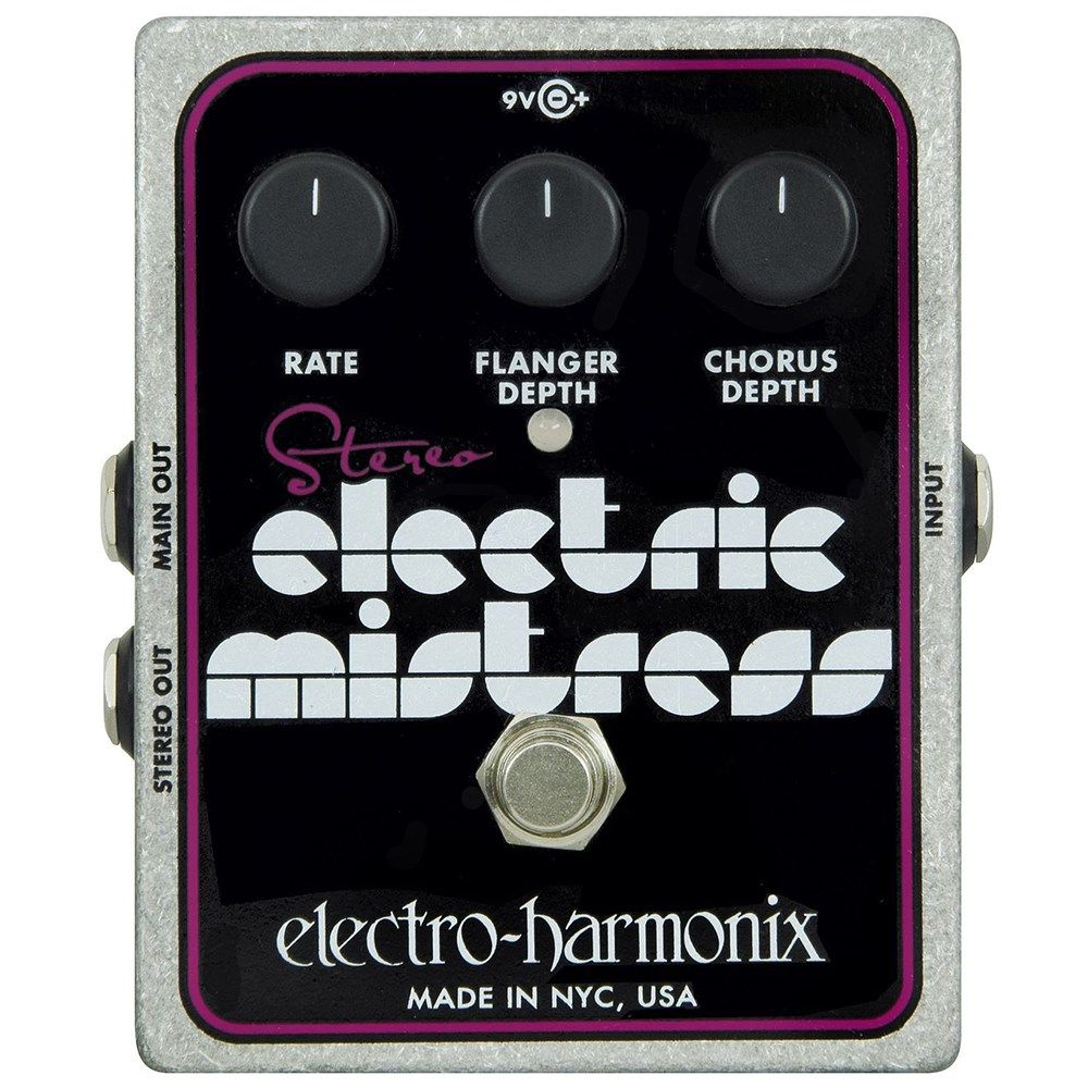 Electro Harmonix Stereo Electric Mistress Flanger / Chorus Pedal