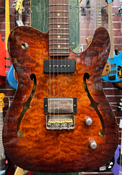 LSL Instruments Soledad DX Semi-Hollow T Style - Hand-Rubbed Sunburst - 'Platypus'