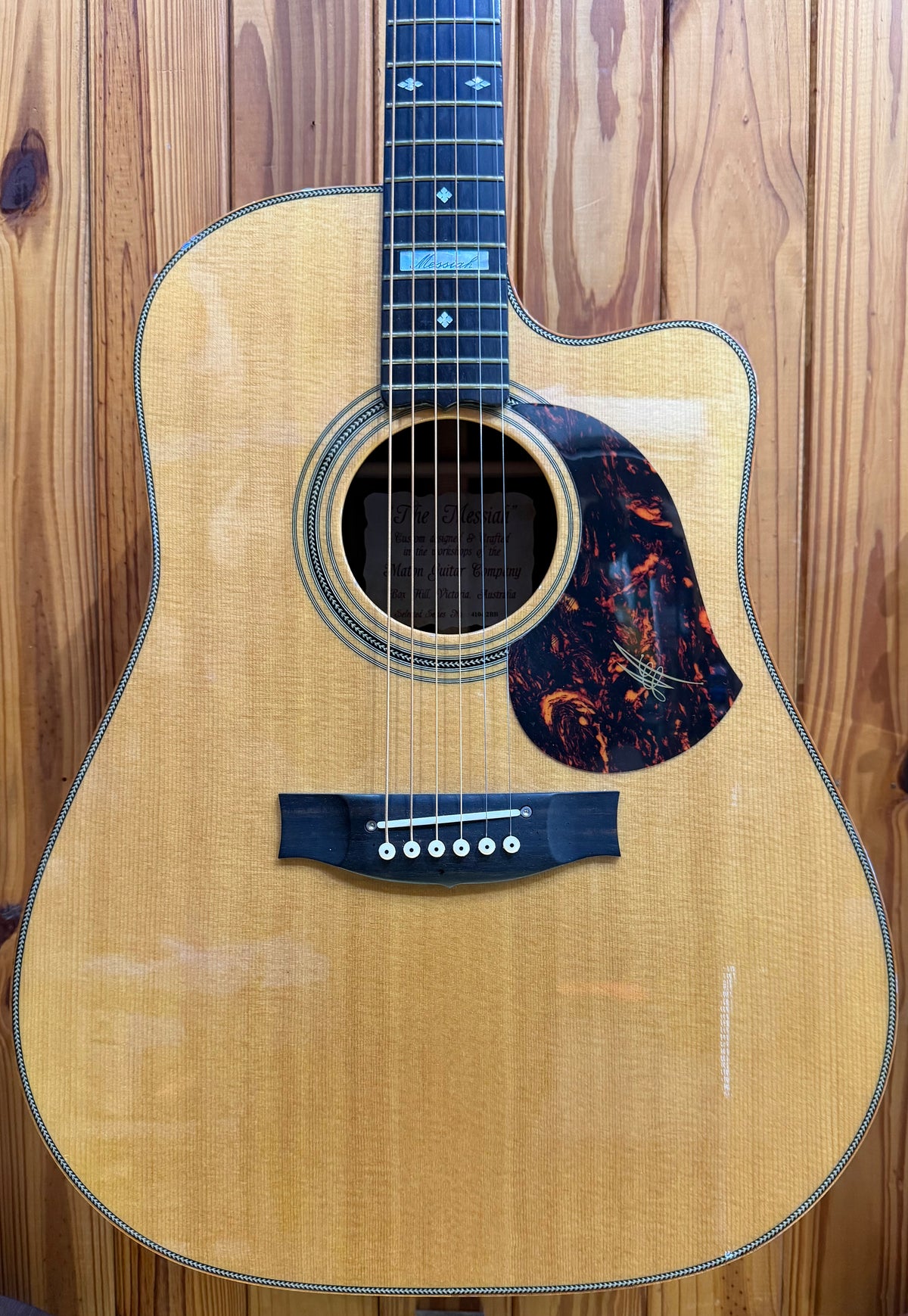 Maton EM100C Messiah Dreadnought Acoustic Guitar - Pre-Loved