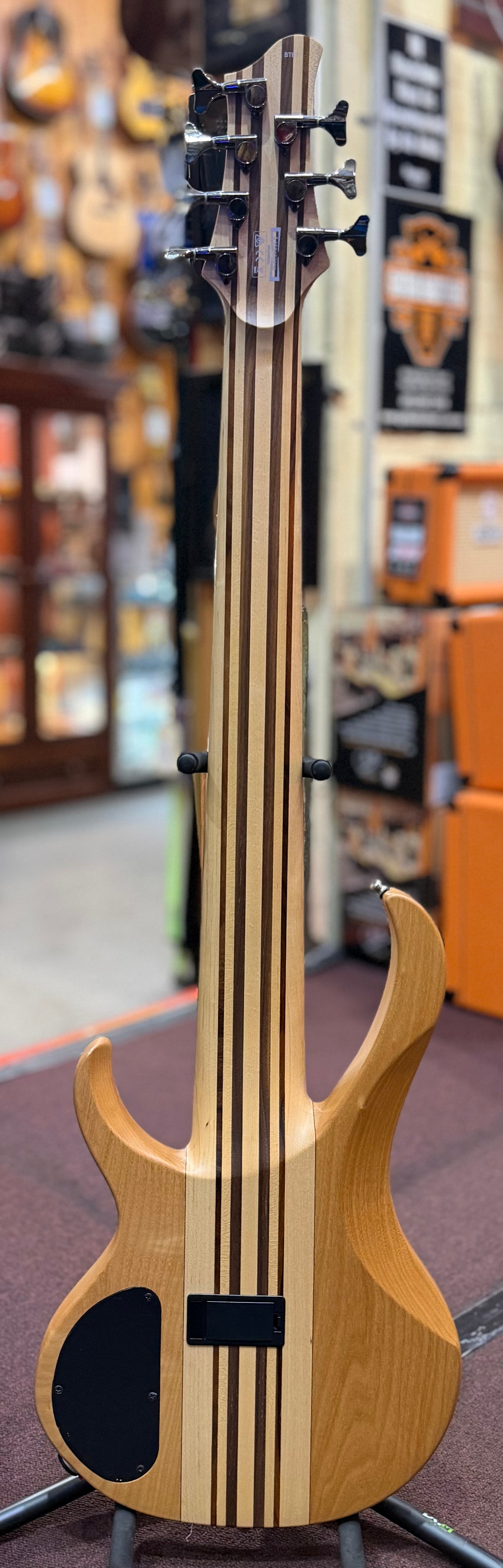 Ibanez BTB747 Premium 7-String Bass - Natural - Pre-Loved