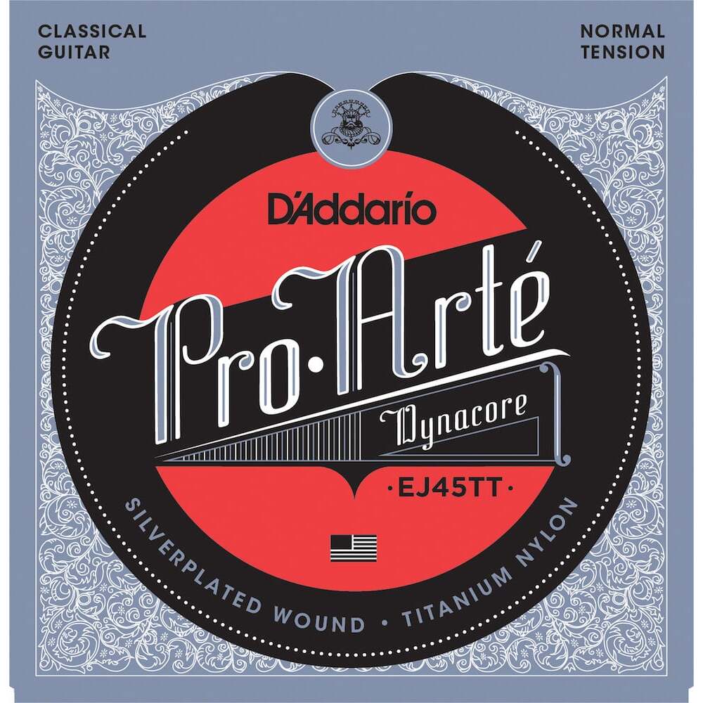 D'Addario EJ45TT ProArte Dynacore Titanium Trebles Classical Guitar Strings