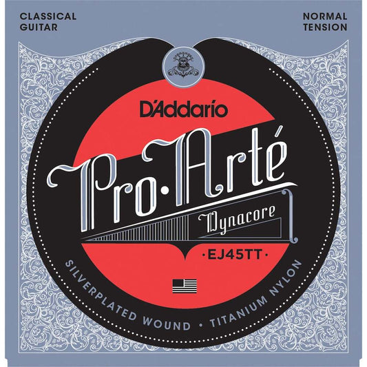 D'Addario EJ45TT ProArte Dynacore Titanium Trebles Classical Guitar Strings