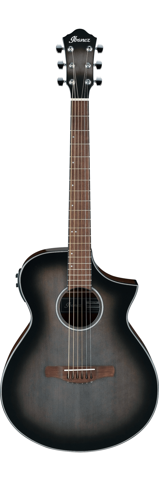 Ibanez AEWC11 Acoustic - Transparent Charcoal Burst