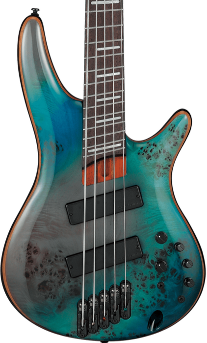 Ibanez SRMS805 5 String Bass - Tropical Seafloor