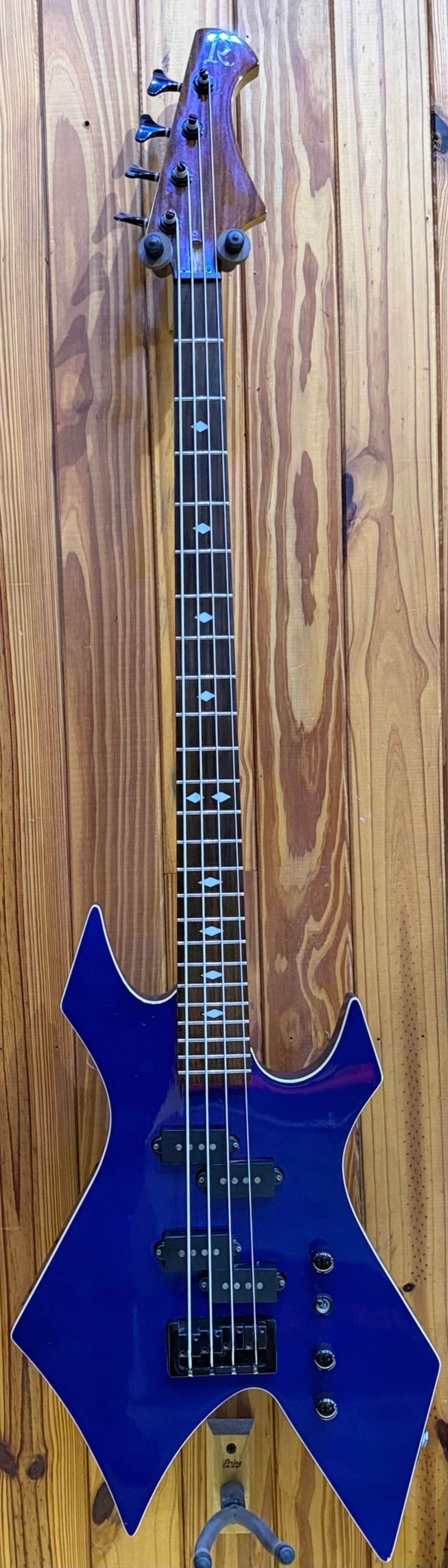 BC Rich MIJ Warlock 4-String Bass - Blue - Pre-Loved